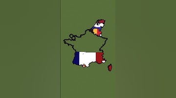Building France - Medium Scale #flags #maps #minecraft #france #french #geography