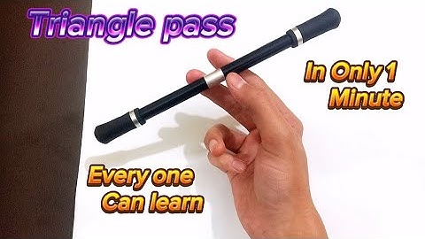 Learn A New Trick ( Triangle Pass )#penspinning #tutorials