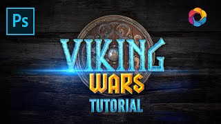 Estilo de texto avanzado en Photoshop - Viking Wars