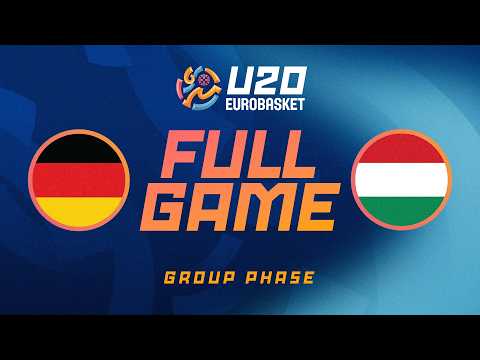 Group Phase | Germany v Hungary | Full Basketball Game | FIBA U20 Women's EuroBasket 2026