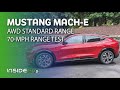 Mustang Mach E Standard Range AWD 70-MPH Range Test