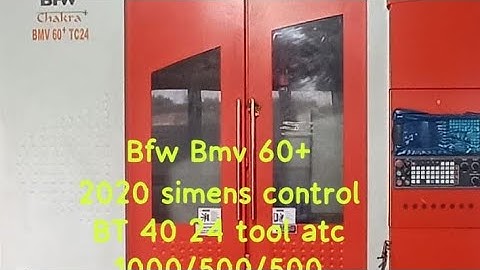 Bfw Bmv 60+ 2021 |vmc machine for sale|used cnc machine|