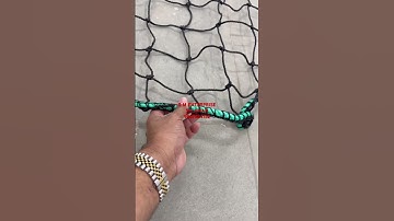 Garware safety net 4 mm BLACK UV stabilised HDPE rope in 100 mm mesh - S M ENTERPRISE - SALAMAH