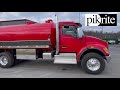 Viper Red Vacuum Tank on a Kenworth T480 | Pik Rite Vacuum Tanks
