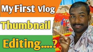 my first vlog thumbnail editing ❤️‍🔥| thumbnail kaise banaye 😍|