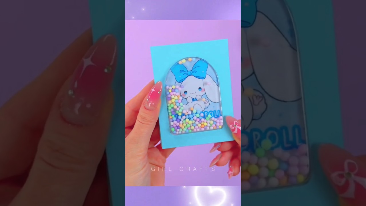 DIY Cinnamoroll Mini Notebook 🩵 The Cutest Tiny Notebook