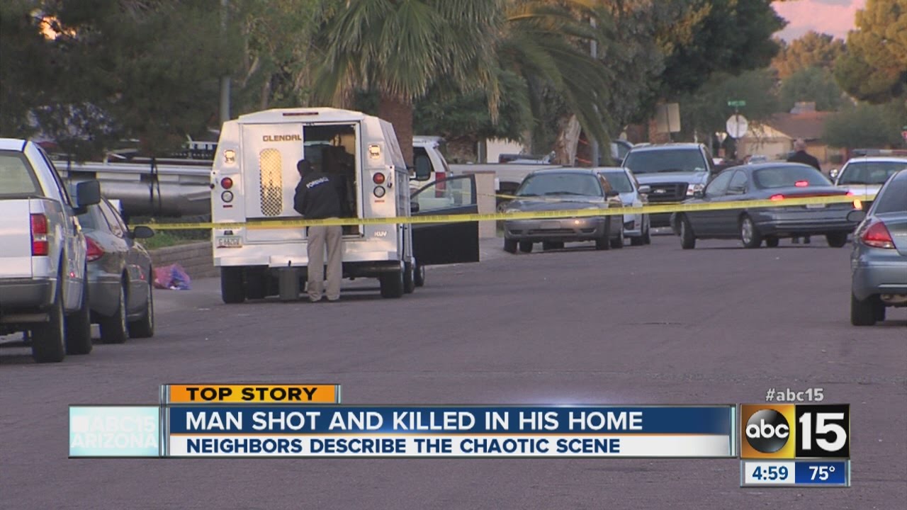 PD: Man shot, killed at Glendale home - YouTube