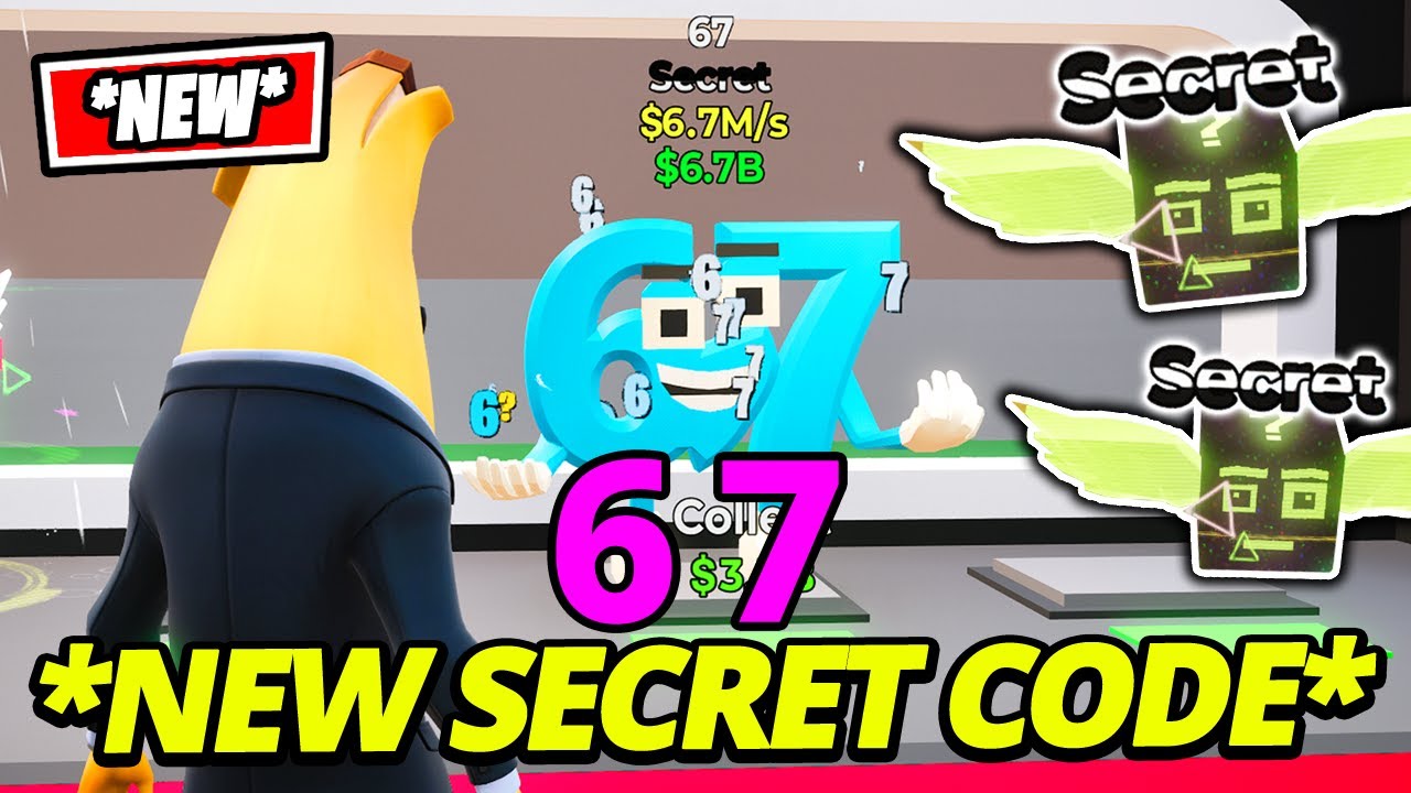 *NEW* 6 7 SECRET ADMIN CODE & REACTION - FORTNITE STEAL THE BRAINROT