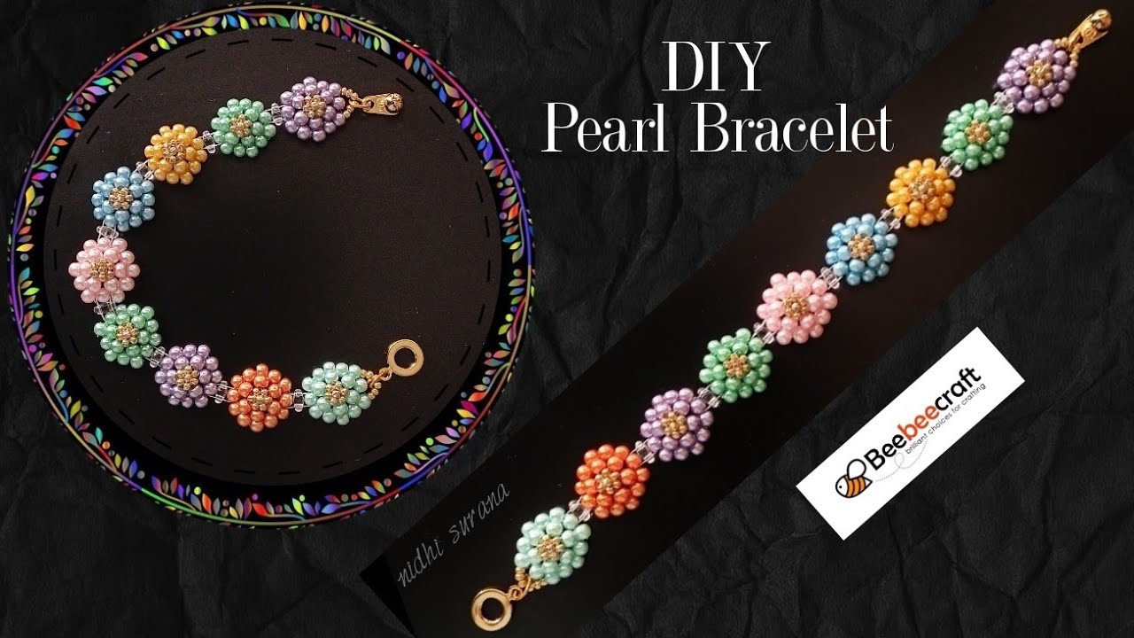 How to make a Beautiful Pearl Bracelet/Necklace/Choker/ DIY Tutorial