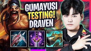 GUMAYUSI TESTING DRAVEN IN KOREA SOLOQ! - T1 Gumayusi Plays Draven ADC vs Varus! | Season 2024