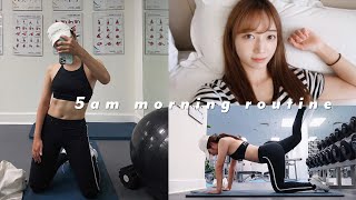 Eng.【モーニングルーティン】ダイエット中、ホテルで過ごす朝 。Waking up at 5 - my productive morning routine ( hotel edition )