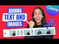 How to Insert a PICTURE and TEXT in a VIDEO for FREE | Canva Tutorial