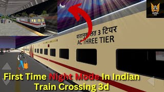 Indian Train Crossing 3d में पहली बार night journey 😱| Indian train crossing 3d gameplay #itc3d screenshot 5