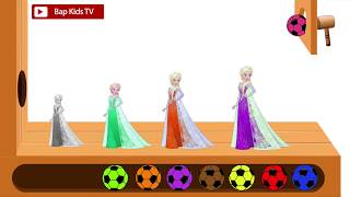 Colors Learn Elsa Finger Family Song Nursery Rhyme screenshot 4