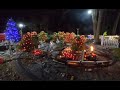 Clayville Railroad Annual Christmas Outdoor Train Display December 2022 3D 180 VR