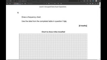 Grouped Data Exam Questions Revise For Your Level 1 Functional Skills Maths