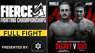Full Fight Jackson Degrey Vs Kevin Guo