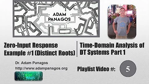 Difference Equation Zero-Input Response Example #1 (Distinct Roots)