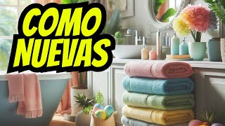 ¿Cómo QUITAR el OLOR a HUMEDAD de las TOALLAS de Baño?