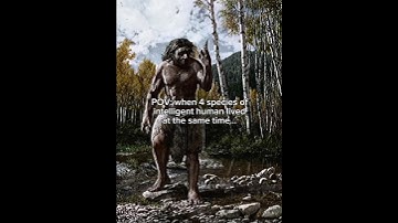 When 4 different species of intelligent human lived at the same time #prehistoric #earlyhumans