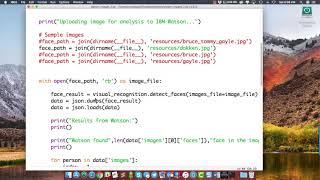 CTEC 121   Image Processing with IBM Watson