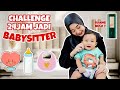 Challenge 24jam jadi babysitter jaga baby adrian  syaza try mesin buang bulu 