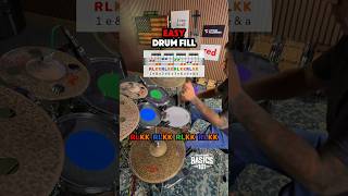 Easy Drum Fill For Beginners | Double Pedal Made Easy #drums #tutorial