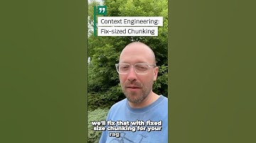 Fixed-Size Chunking: The Fast-Track to Reliable RAG” #ai #chatgpt #contextengineering #engineering