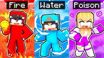 One ELEMENTAL COLOR Build Challenge in Minecraft!