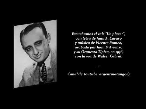 Juan Darienzo Wálter Cabral Un Placer Vals Juan Darienzo Wálter Cabral Un Placer Vals