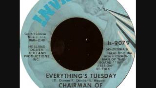 Chairmen Of The Board    Everything's Tuesday chords