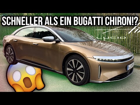 Schneller als ein Bugatti Chiron und Tesla Model S Plaid! 😱 | 1111PS LUCID AIR | GERCollector