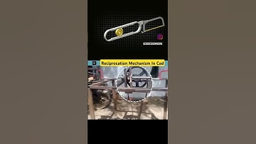 Reciprocating Mechanism In Cad 🤔| #solidworks | #autocad | #autocad | #shorts | #short | #mechanical