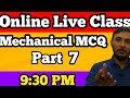 Mechanical MCQ Part 7