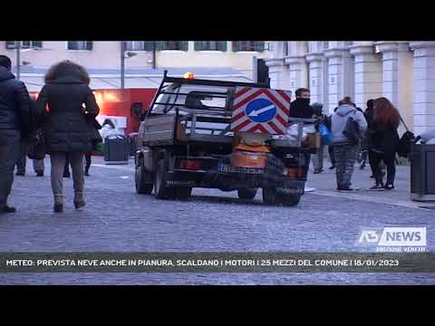 METEO: PREVISTA NEVE ANCHE IN PIANURA, SCALDANO I MOTORI I 25 MEZZI DEL COMUNE | 18/01/2023