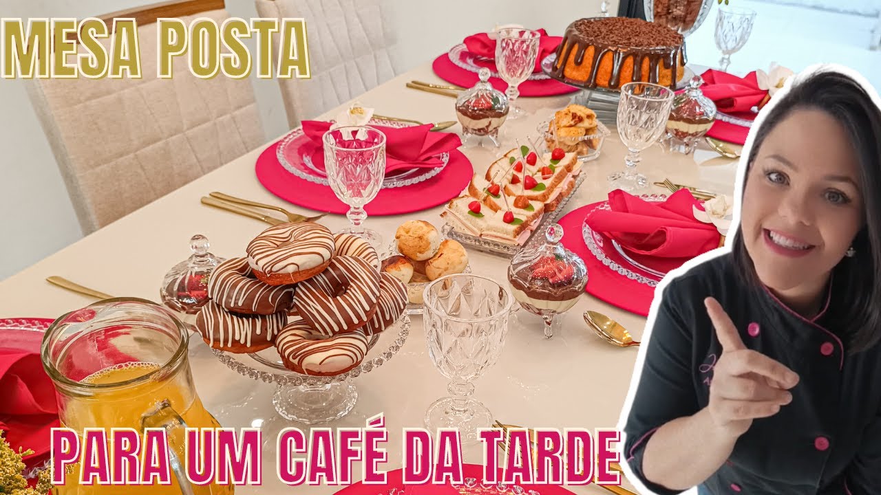 MESA POSTA CAFE DA TARDE