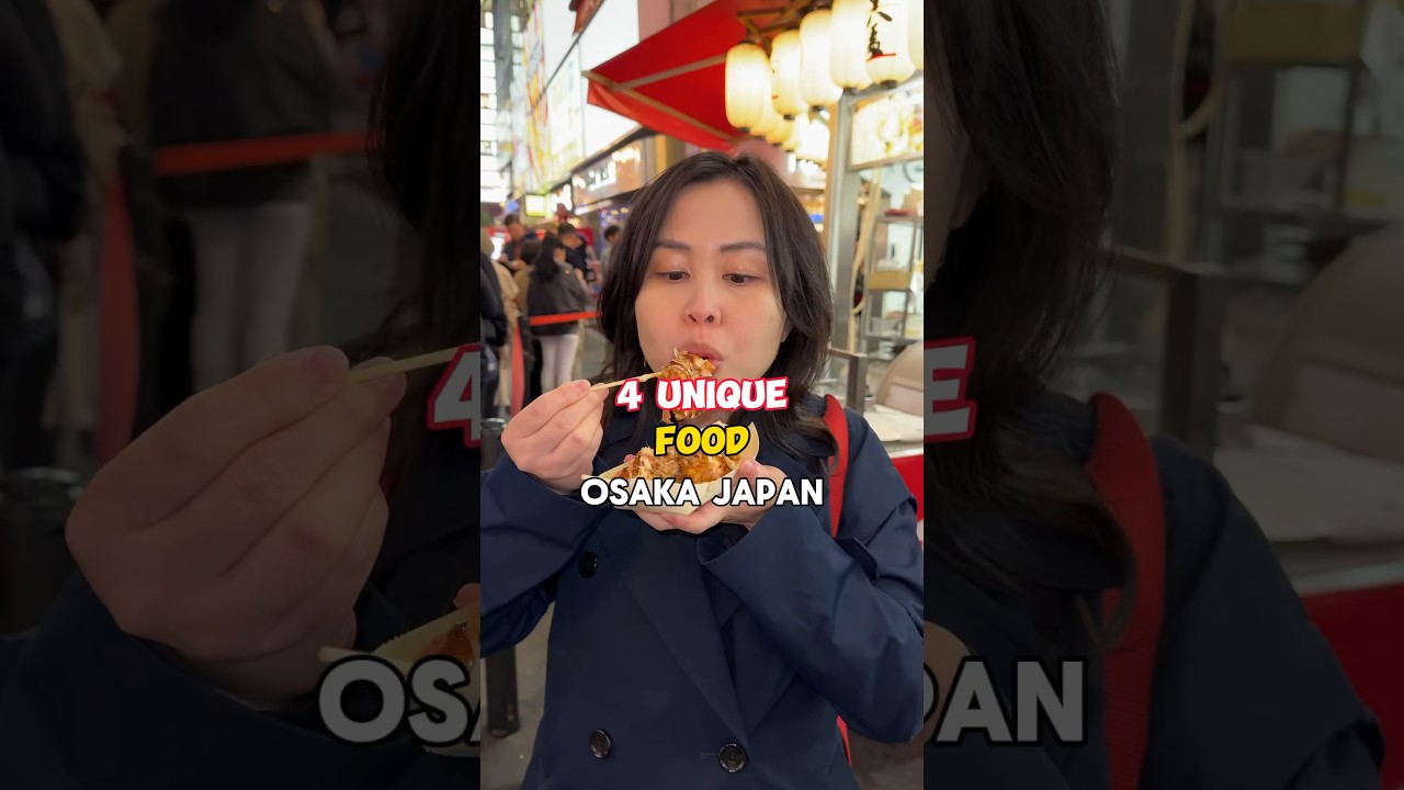 4 уникальных блюда, которые стоит попробовать в Осаке, Япония 