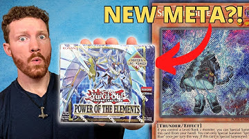 This Yugioh Power of the Elements Box was LOADED!