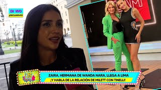 Amor y Fuego - MAY 22 - 3/4 - ZAIRA, HERMANA DE WANDA, LLEGA A LIMA Y HABLA DE LA RELACIÓN DE MILETT