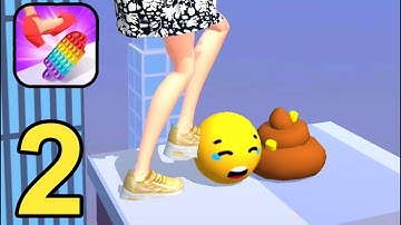 ASMR Tippy Toe - Gameplay Walkthrough All Levels Part 2 ( Android,iOS )