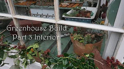 Greenhouse Build in Hopalong Hollow  Part 3/ the interior