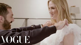 How Giambattista Valli Created Selby Drummond’s Fantasy Wedding Dress | Vogue
