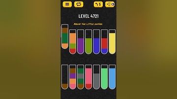 Water sort puzzle level 4721