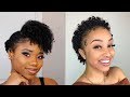 Hairstyles For Short Natural Hair 🤩🤞🏾 #2