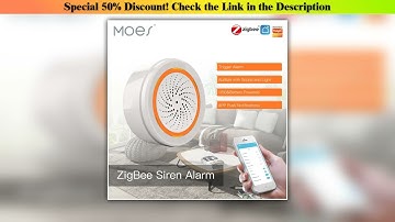 Moes Tuya Zigbee — Unboxing (2025): MOES Tuya Zigbee Smart Sound And Light Siren Sensor