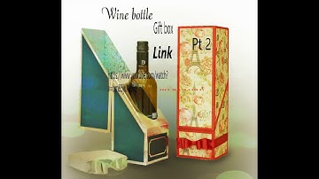 My SVG HUT Wine bottle assembly pt 2 https://www.youtube.com/watch?v=b2ub04ZiYZg