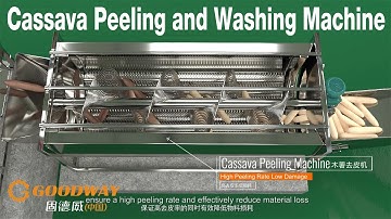 Connection and Operation video of Cassava Peeling Machine