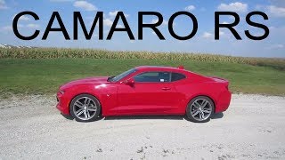 2017 Chevrolet Camaro RS 3.6L V6 Coupe // review, walk around, and test drive // 100 rental cars
