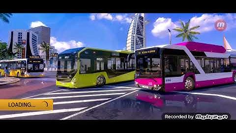 bus simulator 2023 first look and realistic game for (iOS android gameplay)