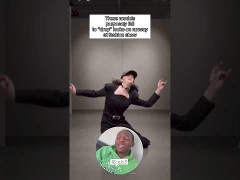 Models *FALLING* on
